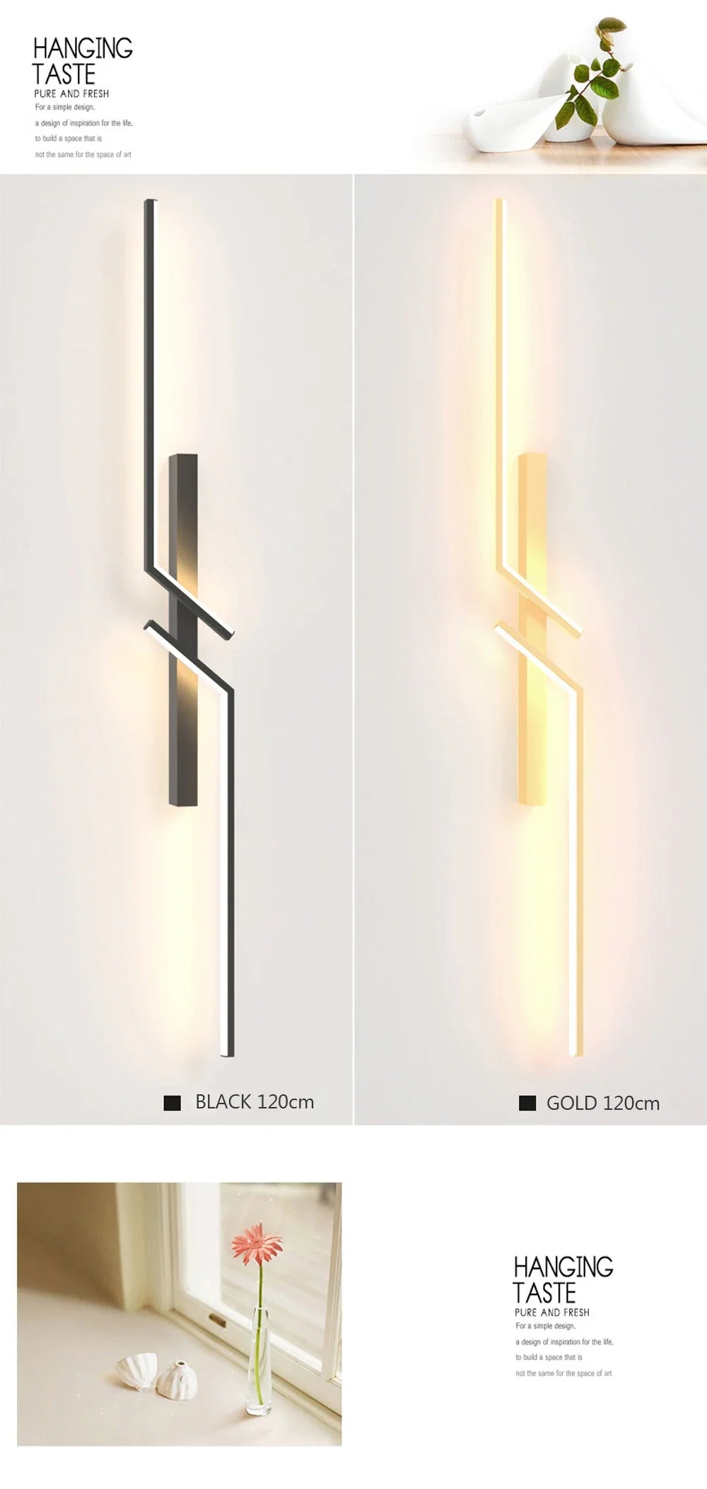 Wall Lamp Modern Minimalist Strip Wall Decor