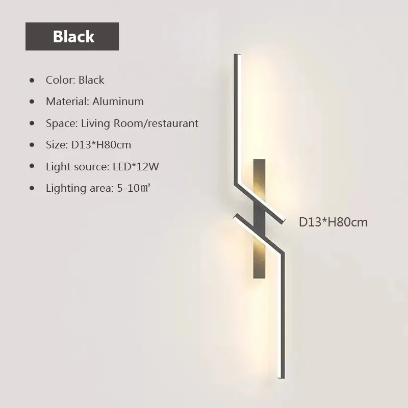 Wall Lamp Modern Minimalist Strip Wall Decor