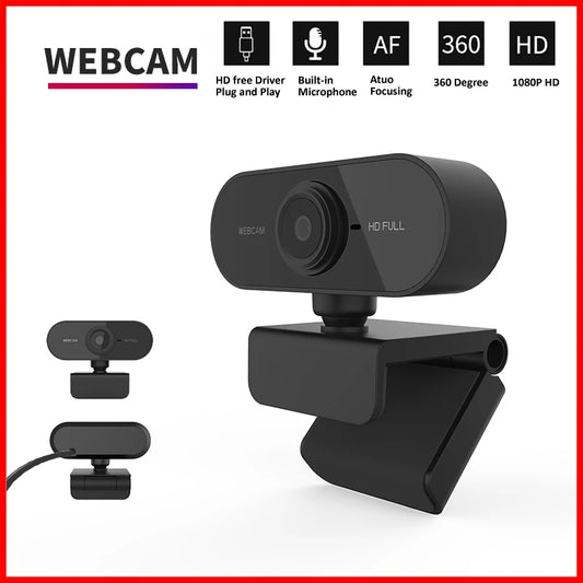 1080P HD Mini Webcam with mic