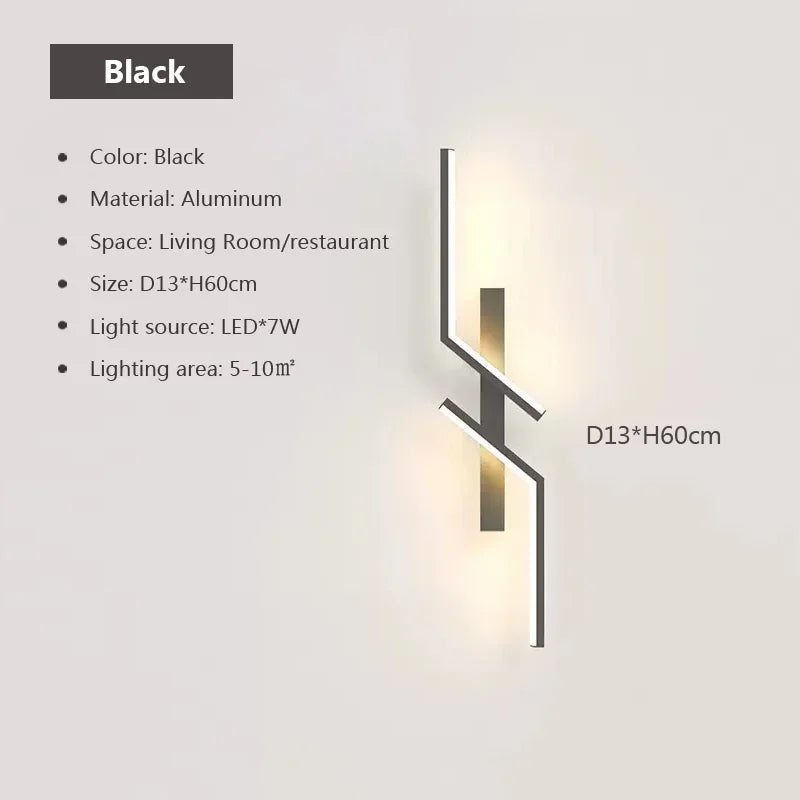 Wall Lamp Modern Minimalist Strip Wall Decor