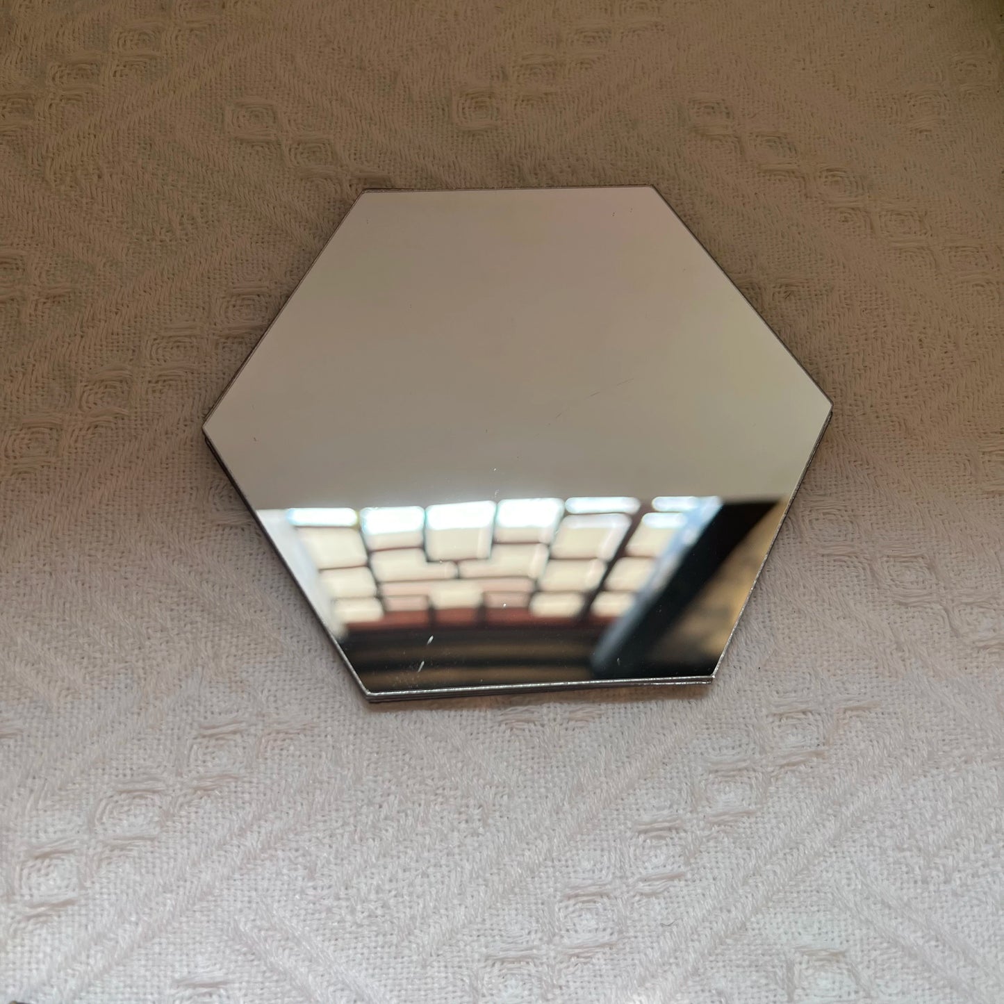 6/12pcs 3D Hexagon Mirror