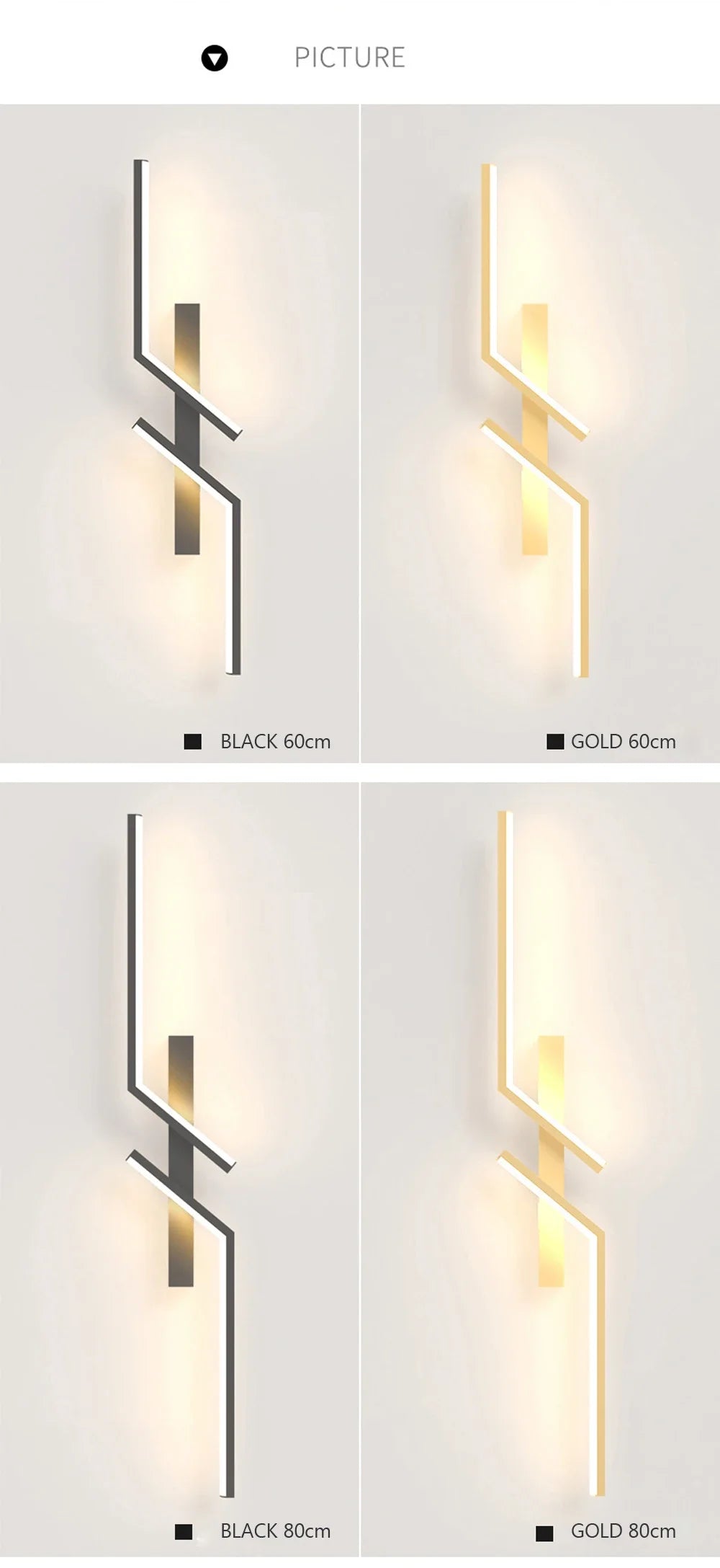 Wall Lamp Modern Minimalist Strip Wall Decor